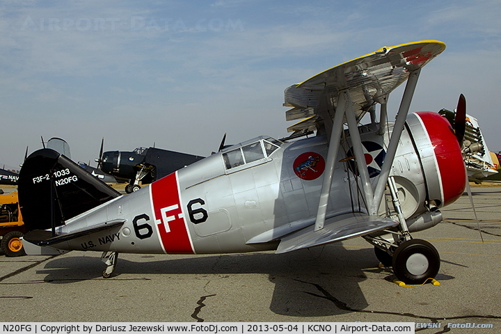 N20FG, 1938 Grumman F3F-2 C/N 1033, Grumman F3F-2 Flying Barrel  C/N 1033, N20FG