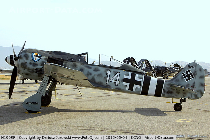 N190RF, Focke-Wulf Fw-190A-9 C/N 980 574, Focke Wulf FW 190A-9  C/N 980 574, NX190RF