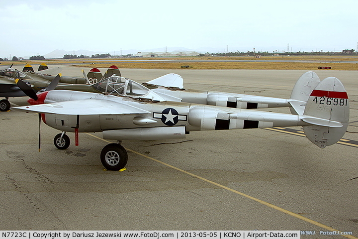 N7723C, 1944 Lockheed P-38L-5 Lightning C/N 7985, Lockheed P-38L Lightning 