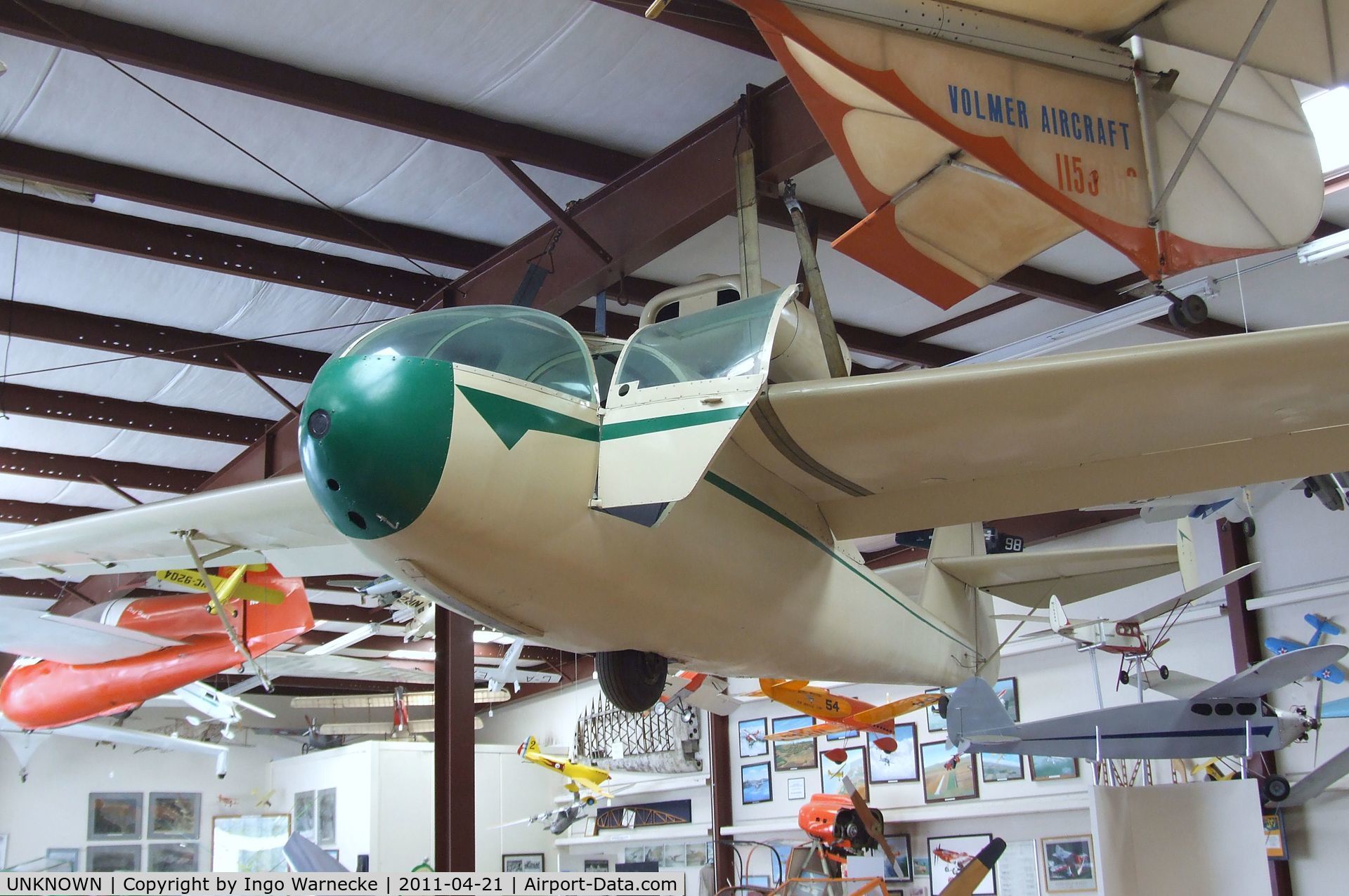 UNKNOWN, Volmer VJ-21 C/N unknown, Volmer VJ-21 Jaybird at the Wings of History Air Museum, San Martin CA