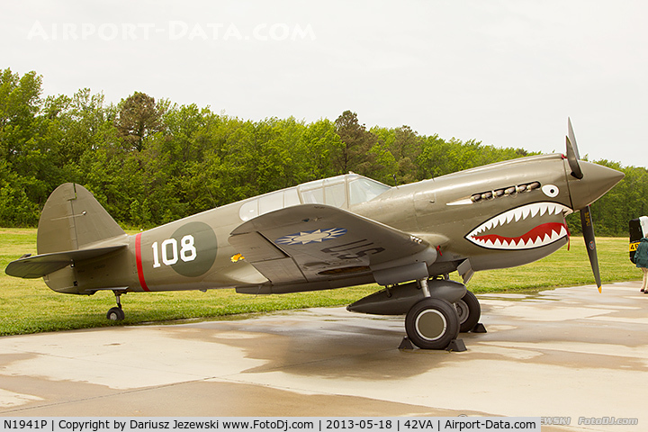 N1941P, 1941 Curtiss P-40E C/N 1025, Curtiss P-40E Warhawk  C/N 1025, N1941P