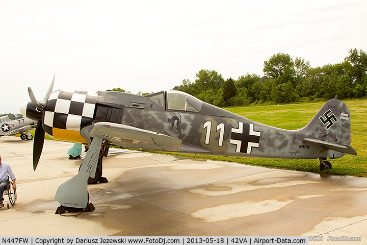 N447FW, Focke-Wulf Fw-190A-8 C/N 739447, Focke-Wulf Fw-190A-8 C/N 739447, N447FW