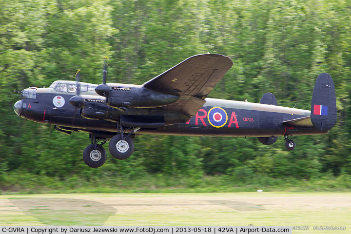 C-GVRA, 1945 Victory Aircraft Avro 683 Lancaster BX C/N FM 213 (3414), Avro 683 Lancaster B10  C/N FM 213, C-GVRA