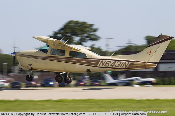 N6431N, 1978 Cessna T210N Turbo Centurion C/N 21063007, Cessna T210N Turbo Centurion  C/N 21063007, N6431N