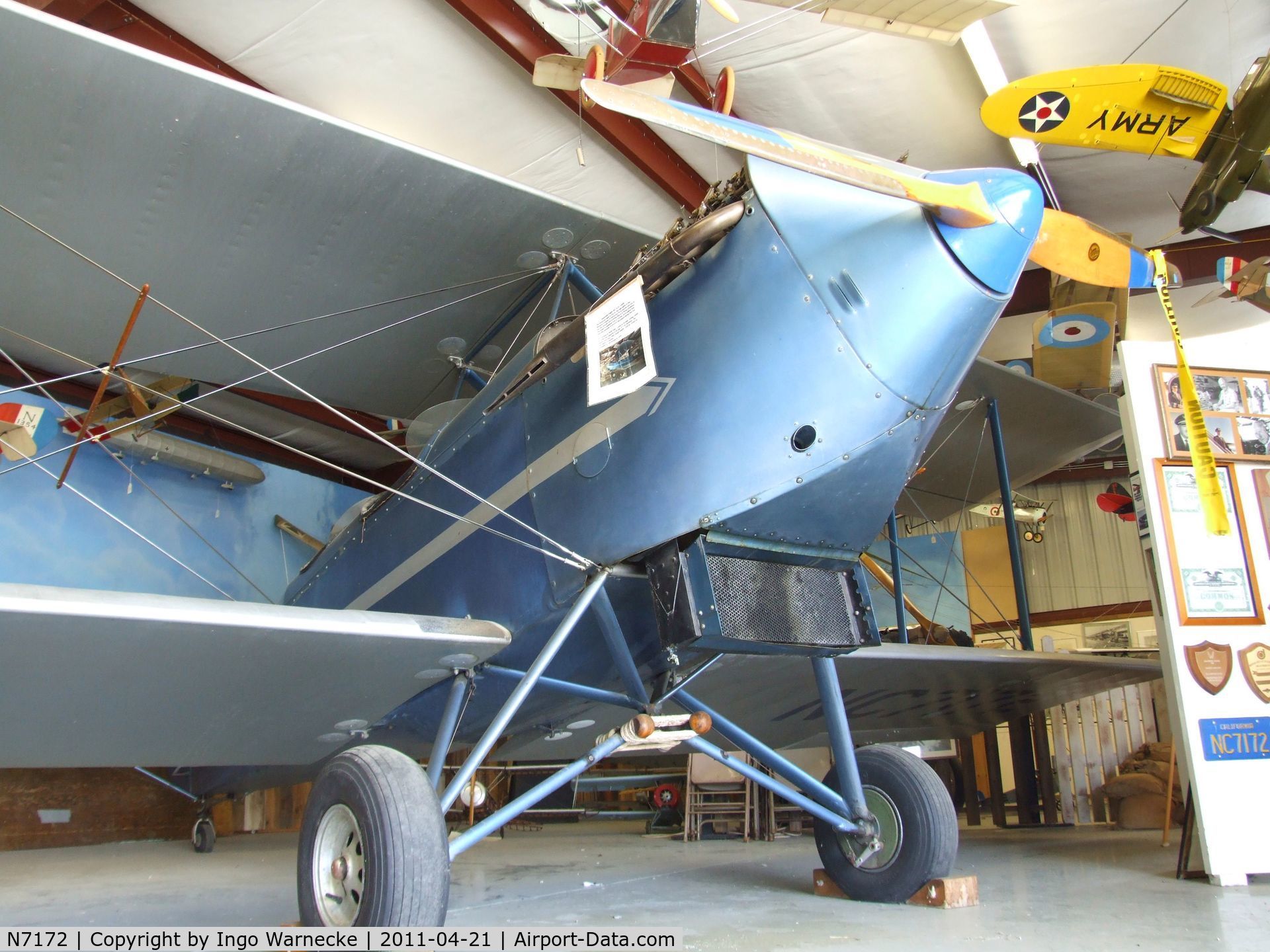 N7172, 1918 American Eagle 101 C/N 283, American Eagle 101 at the Wings of History Air Museum, San Martin CA