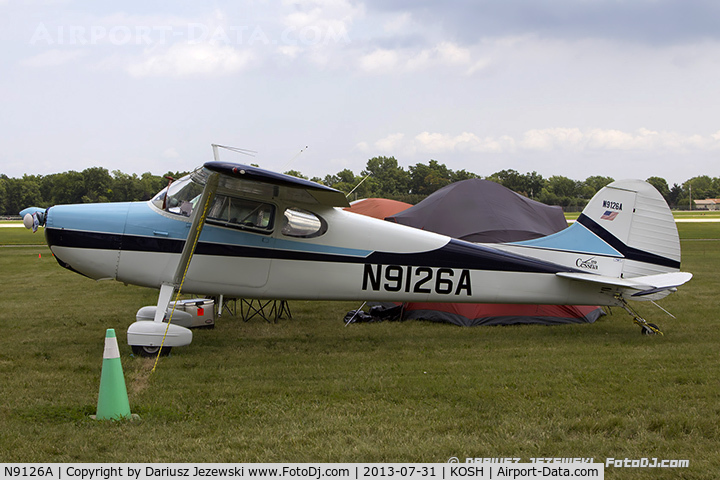 N9126A, 1950 Cessna 170A C/N 19417, Cessna 170A  C/N 19417, N9126A