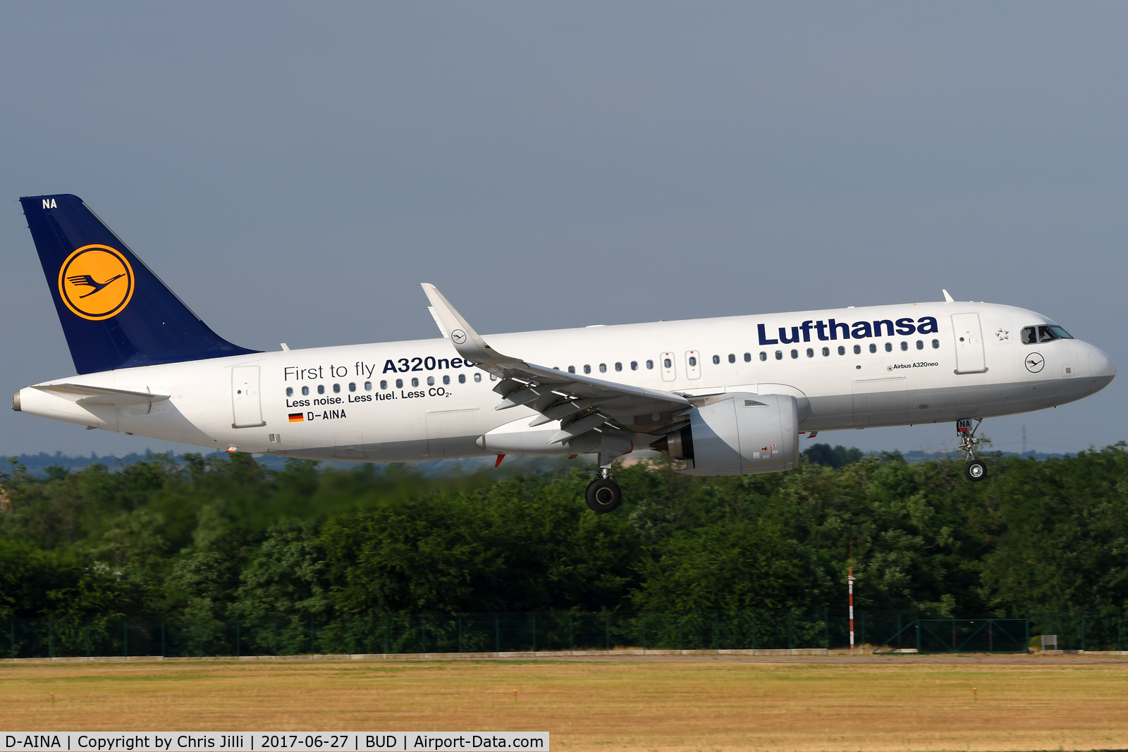 D-AINA, 2015 Airbus A320-271N C/N 6801, Lufthansa