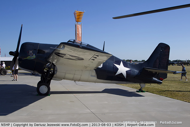 N5HP, 1945 General Motors (Grumman) FM-2 Wildcat C/N 5835, General Motors (Grumman) FM-2 Wildcat  C/N 5835, NL5HP