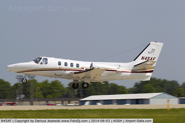 N45AF, 1978 Cessna 501 Citation I/SP C/N 5010284, Cessna 501 Citation  C/N 501-0284, N45AF
