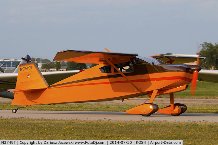 N3749T, 1982 Wittman Tailwind C/N 325, Wittman Tailwind  C/N 325, N3749T