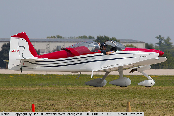 N78PP, 2002 Vans RV-6A C/N 25392, RV-6A  C/N 25392, N78PP