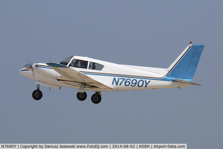 N7690Y, 1965 Piper PA-30 Twin Comanche Twin Comanche C/N 30-771, Piper PA-30 Twin Comanche  C/N 30-771, N7690Y