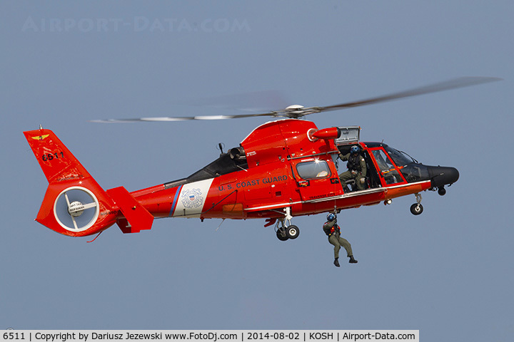 6511, Aerospatiale HH-65C Dolphin C/N 6121, MH-65D Dolphin 6511  from   CGAS Traverse City, MI