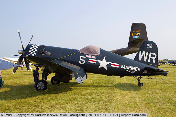 N179PT, 1948 Vought F4U-5 Corsair C/N Not found (Bu122179), Chance Vought F4U-5 Corsair  C/N 122179, N179PT