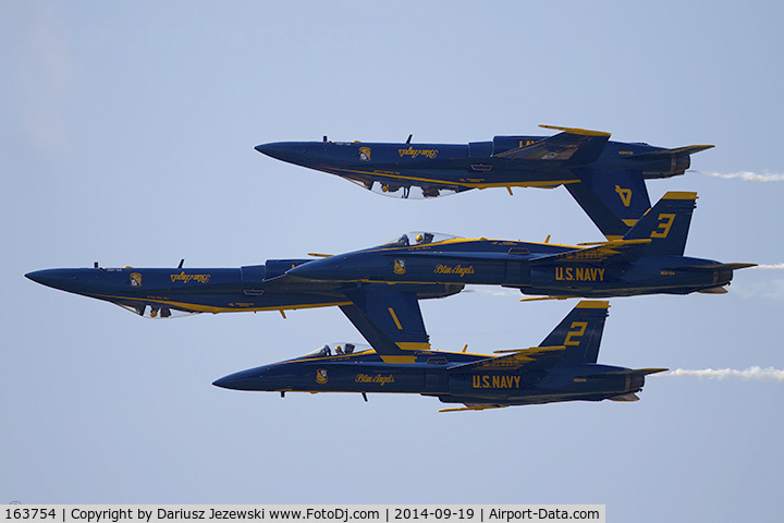 163754, 1989 McDonnell Douglas F/A-18C Hornet C/N 0829/C112, F/A-18C Hornet 163754 C/N 0817 from Blue Angels Demo Team  NAS Pensacola, FL