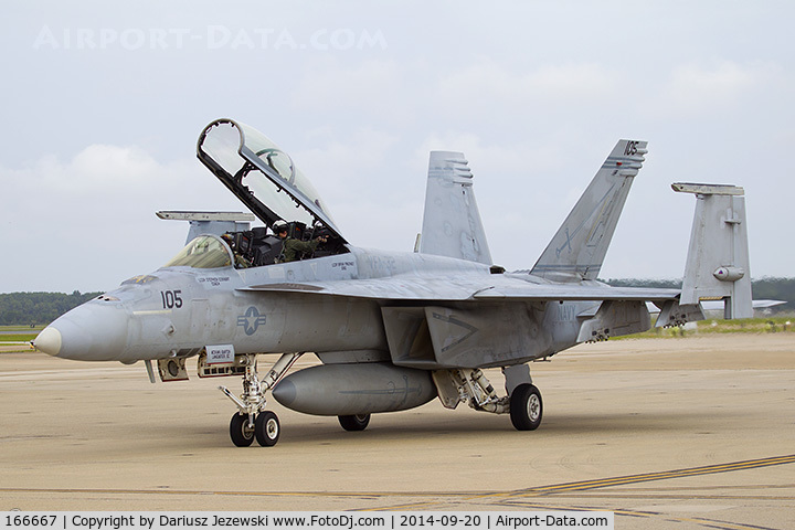 166667, Boeing F/A-18F Super Hornet C/N F145, F/A-18F Super Hornet 166667 AC-105 from VF-32 
