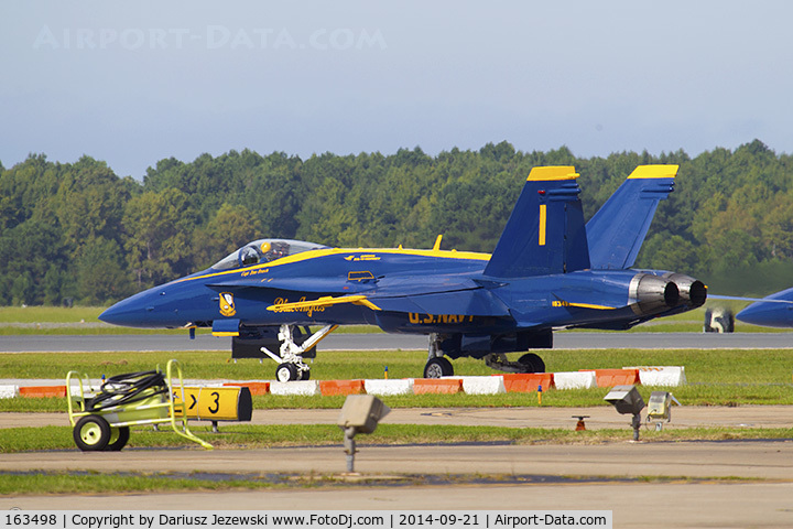 163498, 1988 McDonnell Douglas F/A-18C Hornet C/N 0737/C053, F/A-18C Hornet 163498 C/N 0737 from Blue Angels Demo Team  NAS Pensacola, FL