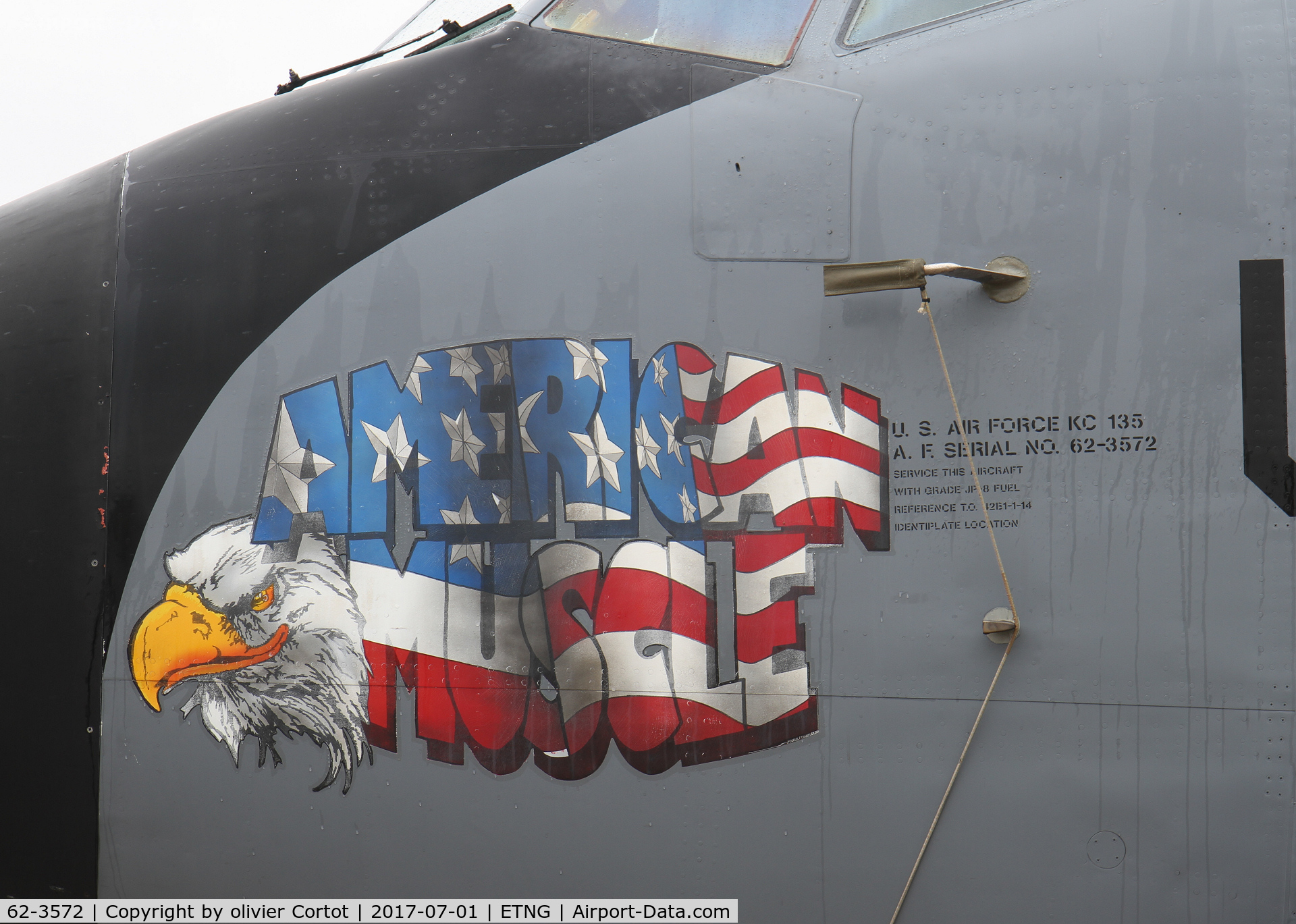 62-3572, 1962 Boeing KC-135R Stratotanker C/N 18555, the nose art