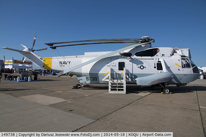 149738, Sikorsky SH-3H Sea King C/N 61155, SH-3H Sea King BuNo 149738 - Quonset Air Museum
