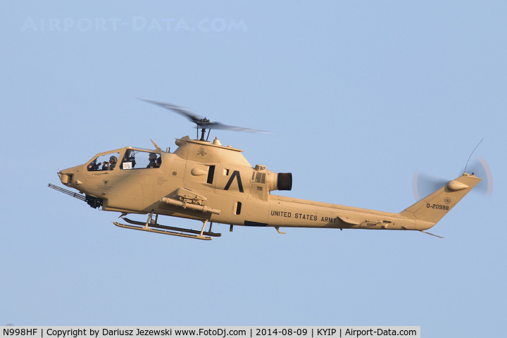 N998HF, 1971 Bell AH-1F Cobra C/N 71-20998, Bell AH-1F Cobra  C/N 71-20998, N998HF