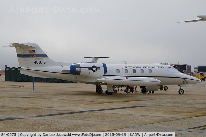 84-0075, 1984 Gates Learjet C-21A C/N 35A-521, C-21A Learjet 84-0075  from 457th AS 