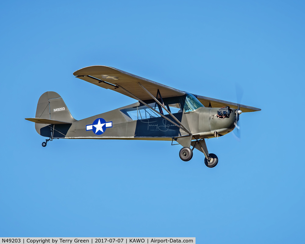 N49203, 1943 Aeronca L-3C C/N 058B-7662, KAWO
