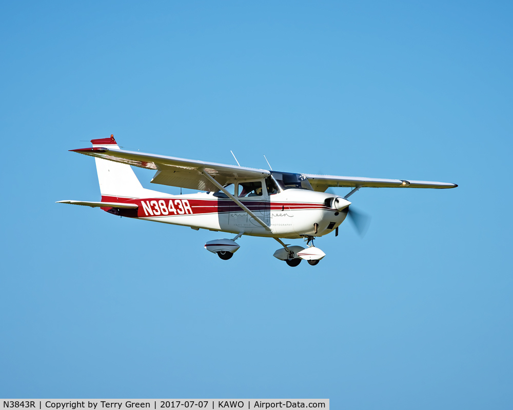 N3843R, 1966 Cessna 172H C/N 17255343, KAWO