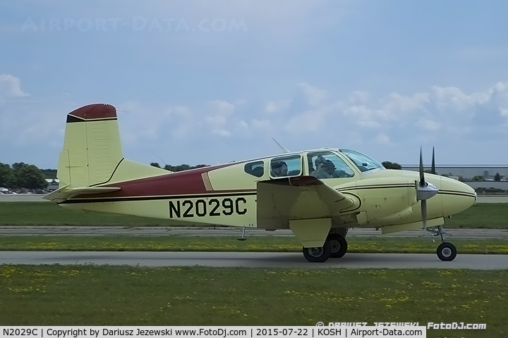 N2029C, 1959 Beech 95 Travel Air C/N TD-197, Beech 95  C/N TD-197, N2029C