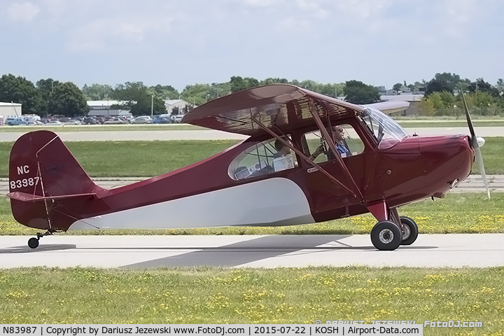 N83987, 1946 Aeronca 7AC Champion C/N 7AC-2673, Aeronca 7AC Champion  C/N 7AC-2673, NC83987