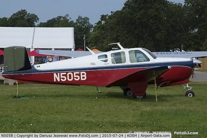 N505B, 1948 Beech A35 Bonanza C/N D-1528, Beech A35 Bonanza  C/N D-1528, N505B