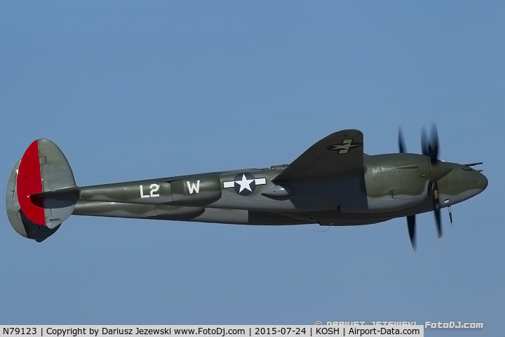 N79123, 1945 Lockheed P-38L-5 Lightning C/N 422-8235, Lockheed P-38L-5 Lightning  C/N 422-8235, NX79123