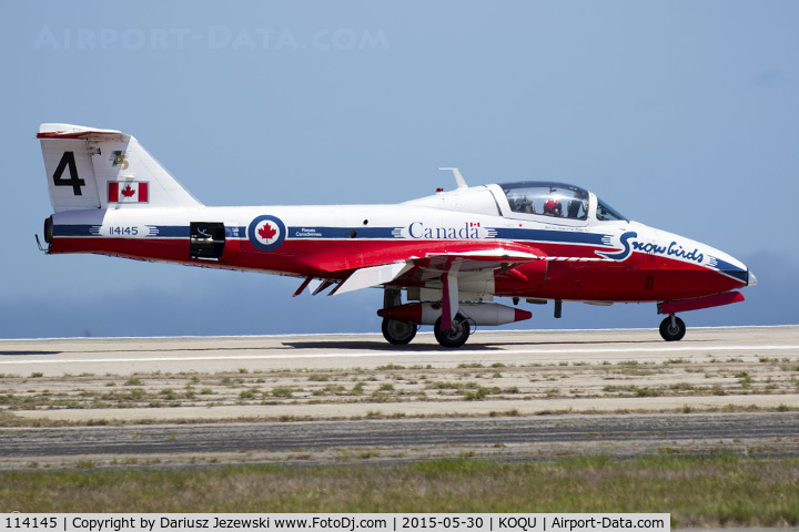 114145, Canadair CT-114 Tutor C/N 1145, CAF CT-114 Tutor 114145 C/N 1145 from Snowbirds Demo Team 15 Wing CFB Moose Jaw, SK