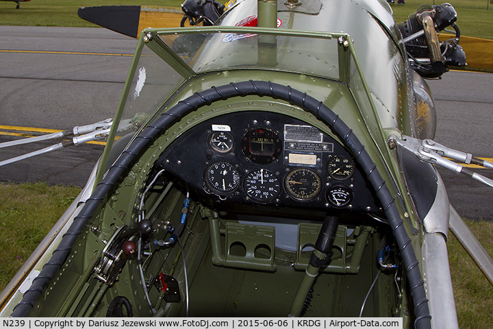 N239, 1943 Ryan ST3KR C/N 1325, Cockpit of Ryan Aeronautical ST-3KR (PT-22)  C/N 1325, N239