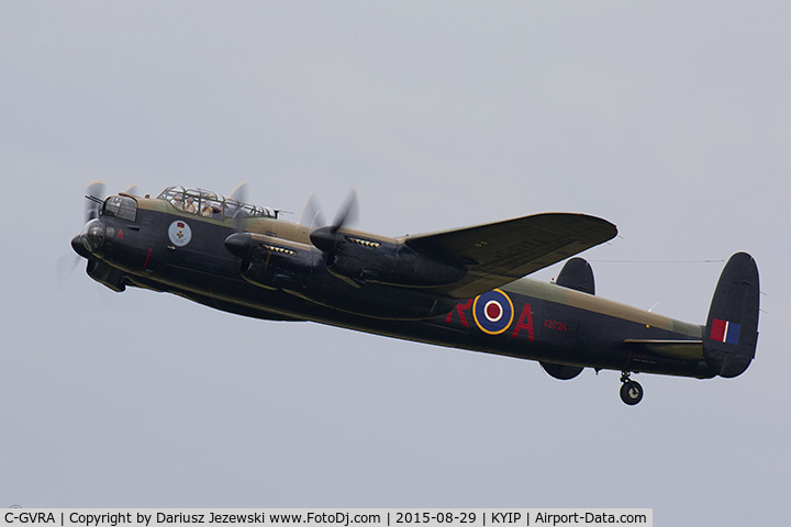 C-GVRA, 1945 Victory Aircraft Avro 683 Lancaster BX C/N FM 213 (3414), Avro 683 Lancaster B10  C/N FM 213, C-GVRA