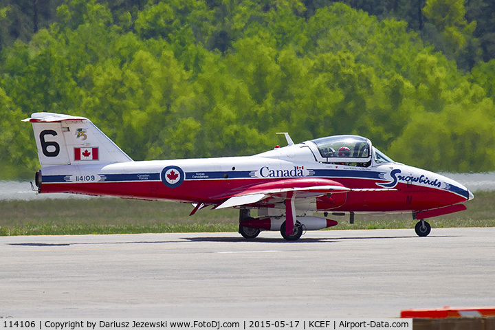 114106, Canadair CT-114 Tutor C/N 1106, CAF CT-114 Tutor 114106 C/N 1106 from Snowbirds Demo Team 15 Wing CFB Moose Jaw, SK