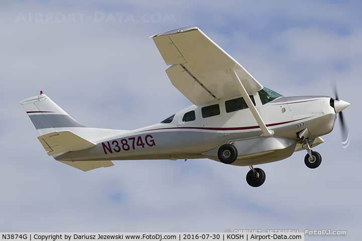 N3874G, 1967 Cessna U206B Super Skywagon C/N U206-0874, Cessna U206B Stationair  C/N U2060874, N3874G