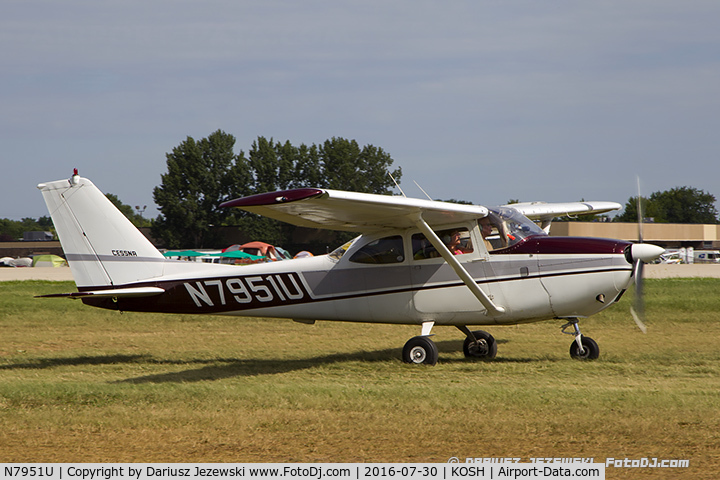 N7951U, 1964 Cessna 172F C/N 17251951, Cessna 172F Skyhawk  C/N 17251951, N7951U