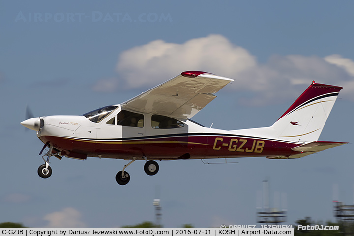 C-GZJB, 1977 Cessna 177RG Cardinal C/N 177RG1221, Cessna 177RG Cardinal  C/N 177RG1221, C-GZJB