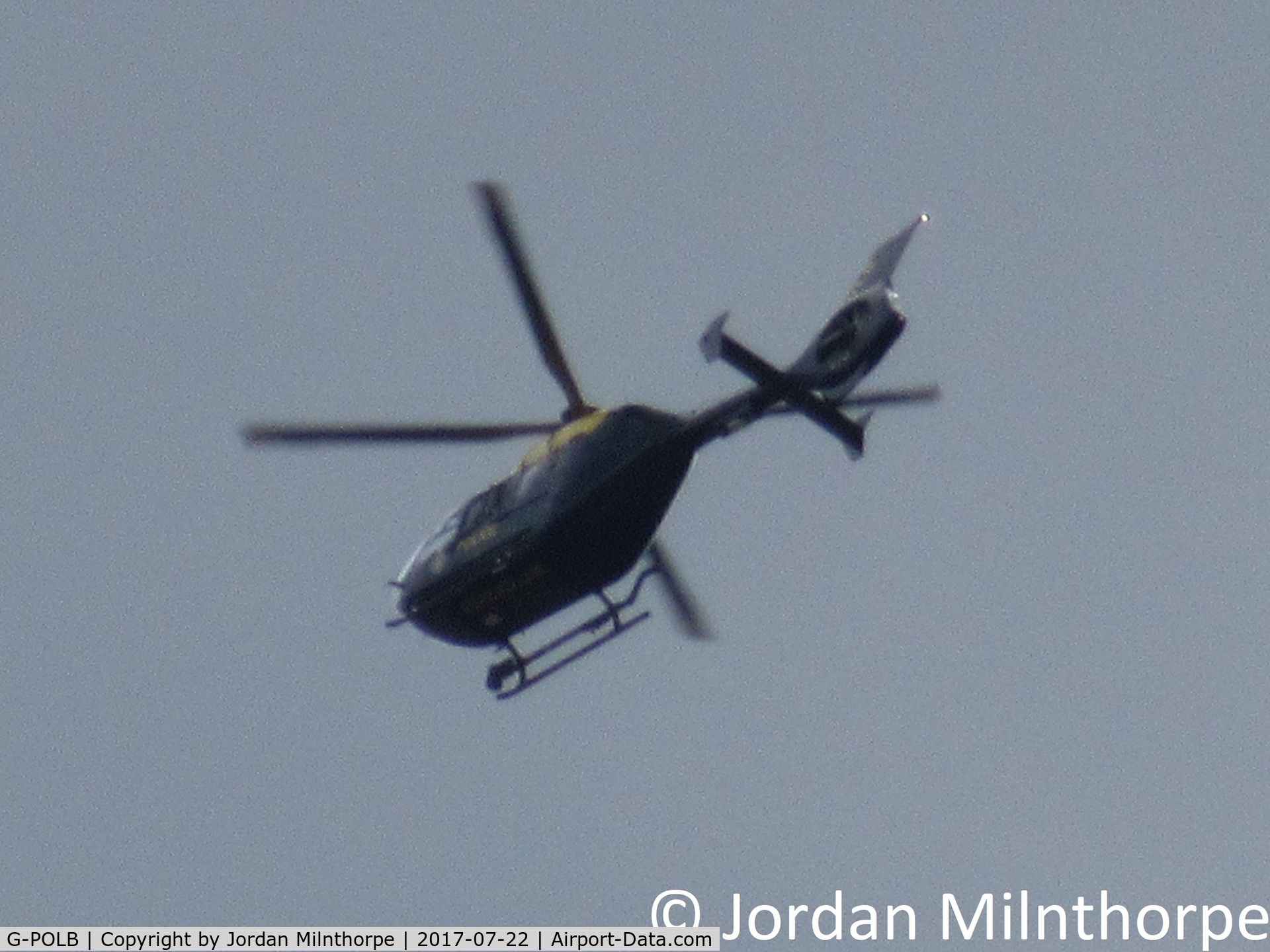 G-POLB, 2003 Eurocopter EC-135T-2 C/N 0283, G-POLB Assisting police of Barnsley in a vehicle pursuit