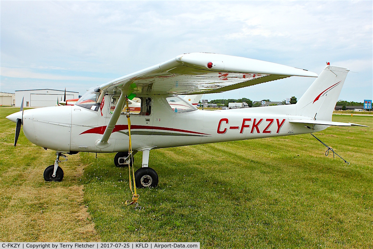 C-FKZY, 1973 Cessna 150L C/N 15074889, At Fond du Lac County Airport