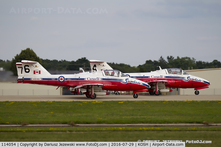 114054, 1971 Canadair CT-114 C/N 1054, CAF CT-114 Tutor 114054 C/N 1054 from Snowbirds Demo Team 15 Wing CFB Moose Jaw, SK