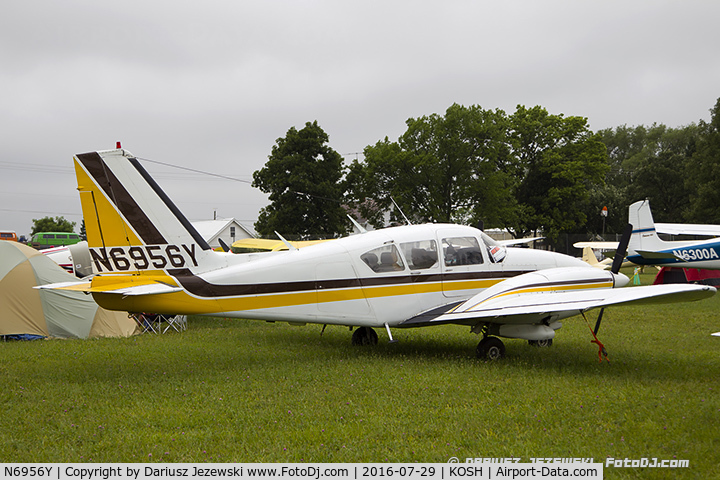 N6956Y, 1969 Piper PA-23-250 C/N 27-4321, Piper PA-23-250 Apache  C/N 27-4321, N6956Y