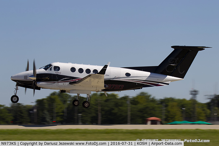 N973KS, 1986 Beech 300 Super King Air C/N FA-107, Beech B300 Super King Air  C/N FA107, N973KS