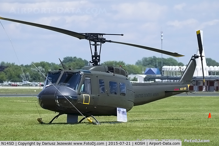 N14SD, 1967 Bell UH-1H Iroquois C/N 4027, Bell UH-1H Iroquois (Huey)  C/N 62-12369, NX14SD