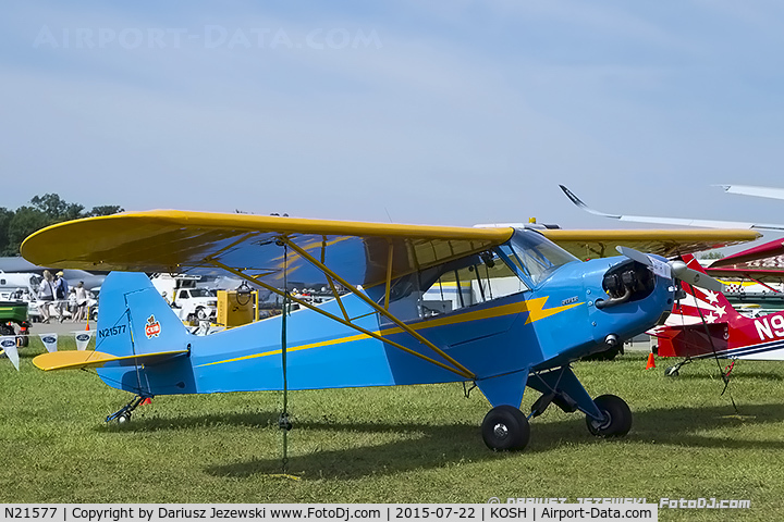 N21577, 1938 Piper J3C-65 Cub Cub C/N 2433, Piper J3C-65 Cub  C/N 2433, N21577