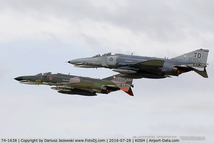 74-1638, 1974 McDonnell Douglas QF-4E Phantom II C/N 4874, QF-4E Phantom 74-1638 TD from 82nd ATRS 53rd WG Tyndall AFB, FL