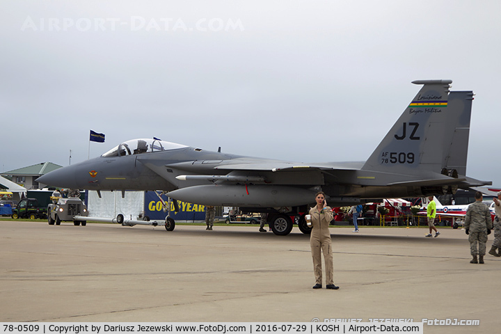 78-0509, 1978 McDonnell Douglas F-15C Eagle C/N 0494/C042, F-15C Eagle 78-0509 JZ from 122nd FW 