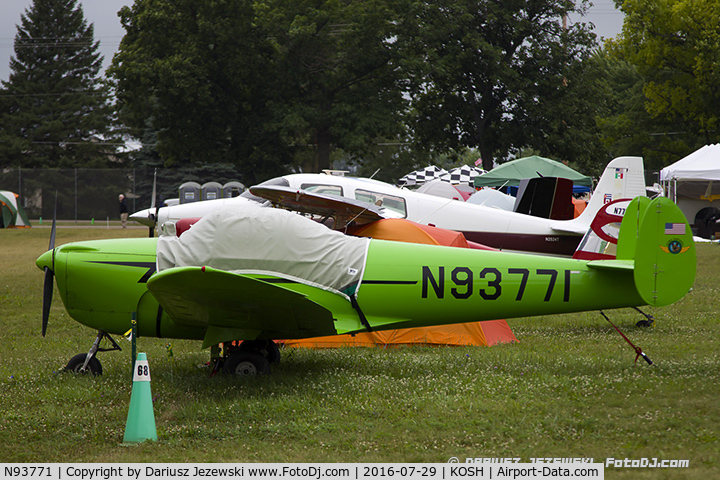 N93771, 1946 Erco 415C Ercoupe C/N 1094, Ercoupe 415-C  C/N 1094, N93771