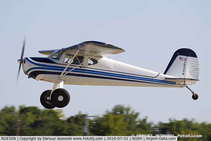 N2830N, 1947 Cessna 120 C/N 13091, Cessna 120  C/N 13091, N2830N