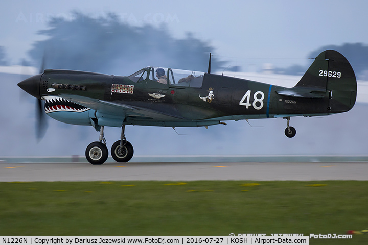 N1226N, Curtiss P-40N Warhawk C/N 29629, Curtiss P-40N Warhawk  C/N 29629, N1226N
